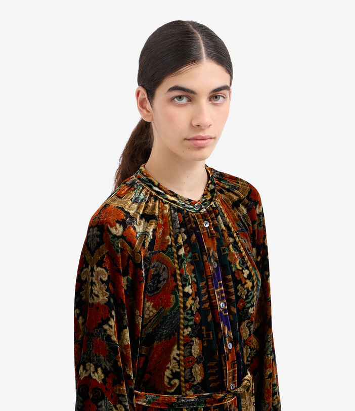 Pierre Louis Mascia KANADA Shirt Dress Viscose Silk Pierre Louis Mascia KANADA Shirt Dress Viscose Silk KILIM KANADAAB12238VI516453101