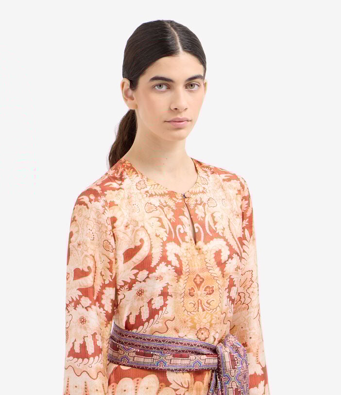 Pierre Louis Mascia ALOE Dress Silk Pierre Louis Mascia ALOE Dress Silk ZAFFERANO ALOESAB12365SE516383101