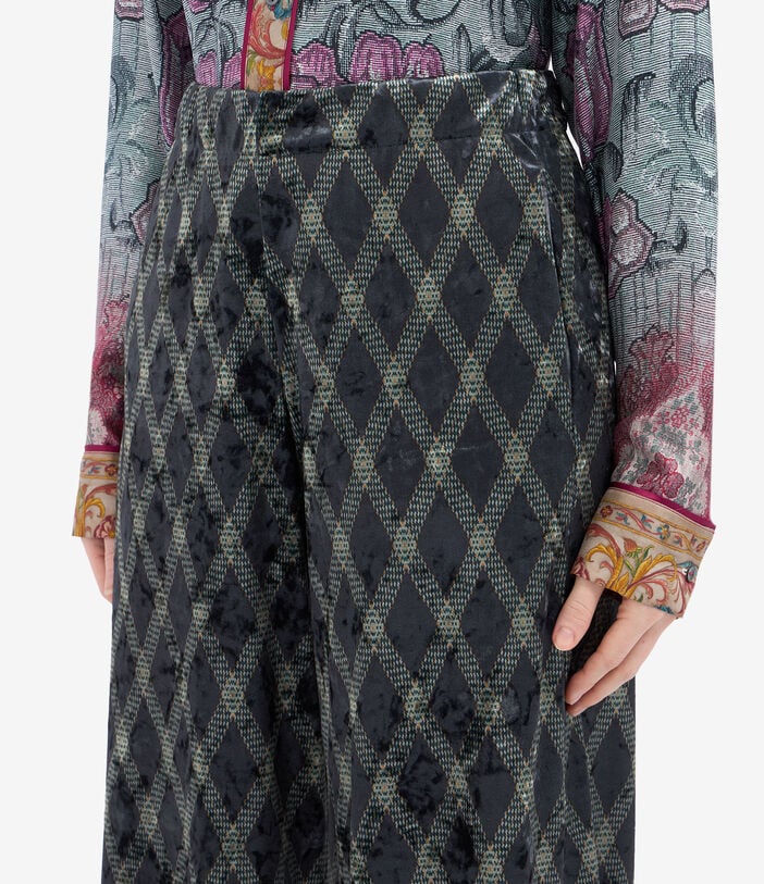 Pierre Louis Mascia RANADA Palazzo Trousers Polyester Pierre Louis Mascia RANADA Palazzo Trousers Polyester Multicolor RANADAPT12697PL144289101