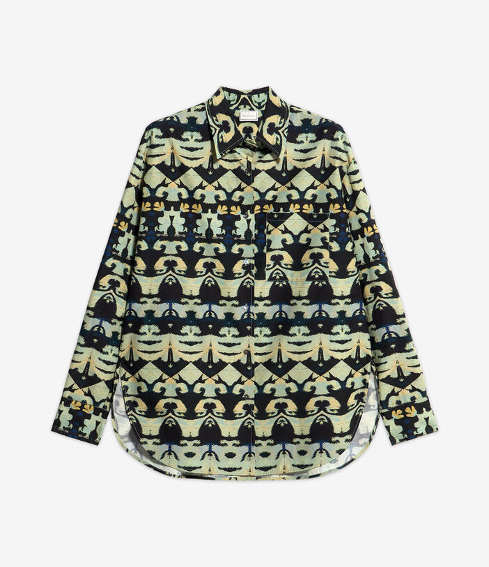 Pierre Louis Mascia TESLABIO Longsleeve Shirt Cotton Multicolor TESLABIOSCML12318CO513259101