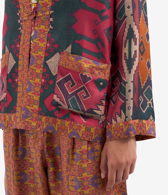 Pierre Louis Mascia ALOE Jacket Silk Multicolor ALOEGC12045SE513250101