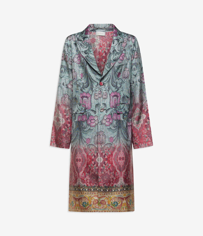 Pierre Louis Mascia CIALDA Coat Silk Pierre Louis Mascia CIALDA Coat Silk MIRAGGIO CIALDACPT12107SE516412101