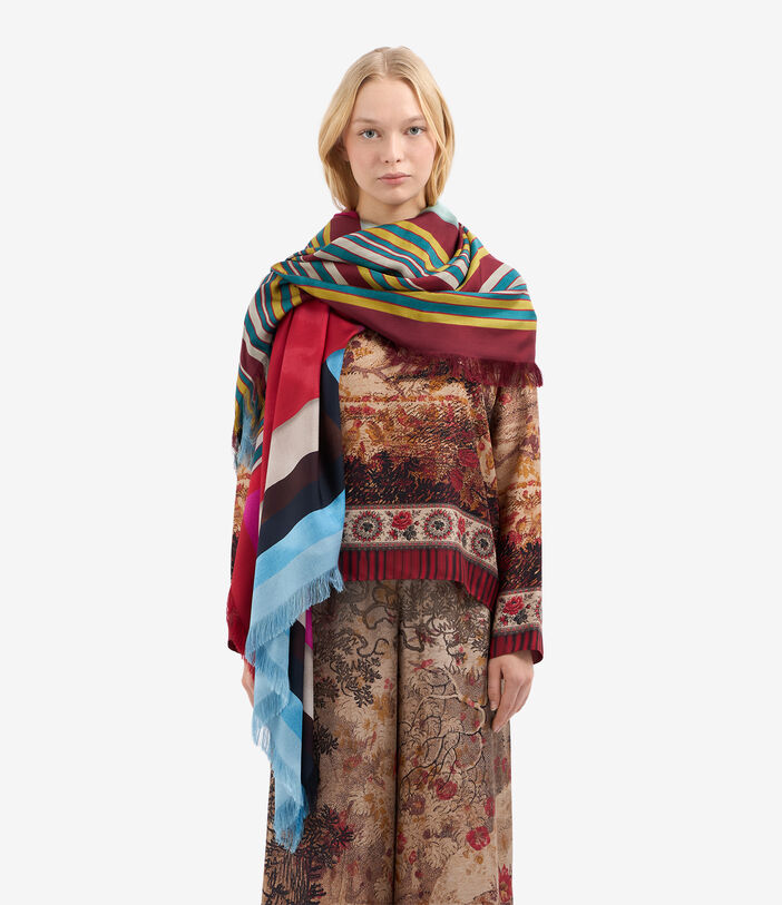 Pierre Louis Mascia ALOEUW Shawl Scarf Silk 135x195 MULTICOLOR ALOEUWSW135X195S4SE51445010118
