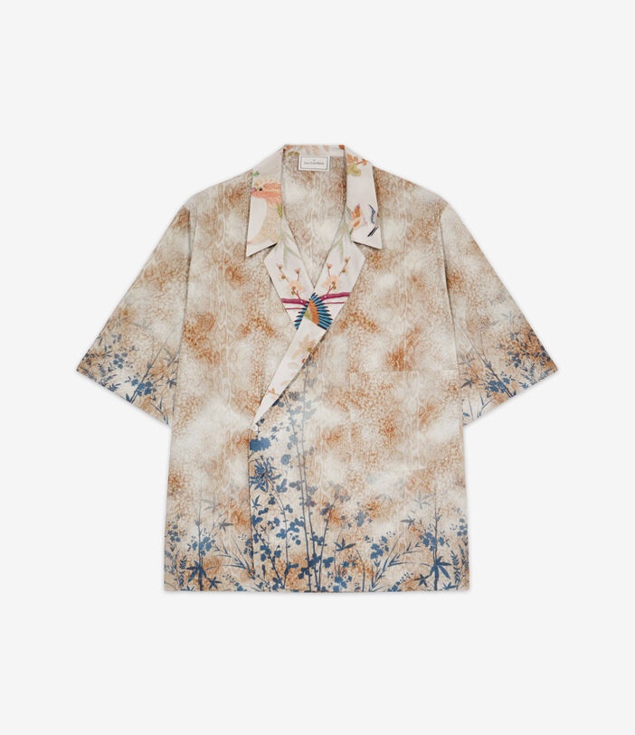 Pierre Louis Mascia DIOMEDE Shortsleeve Shirt Cotton Multicolor DIOMEDESCMC12464CO514905101