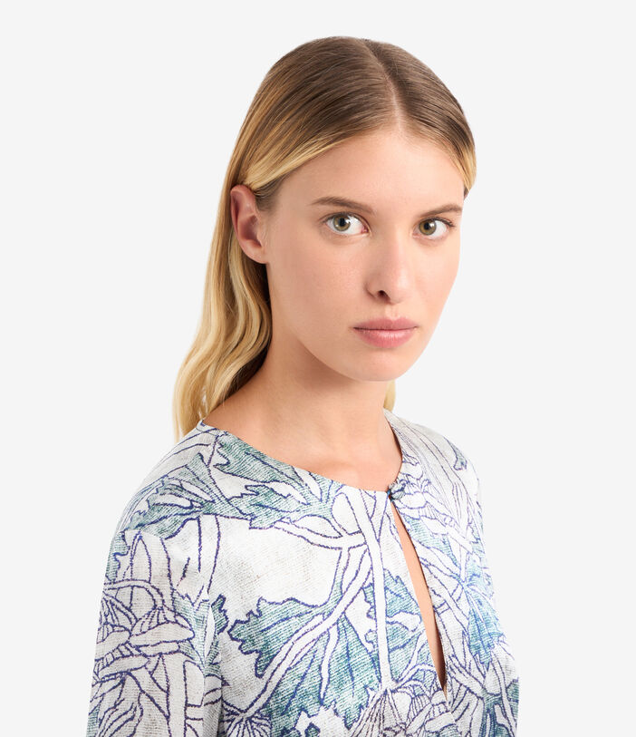 Pierre Louis Mascia MUTKA Dress Silk Multicolor MUTKAAB12365SE513489101