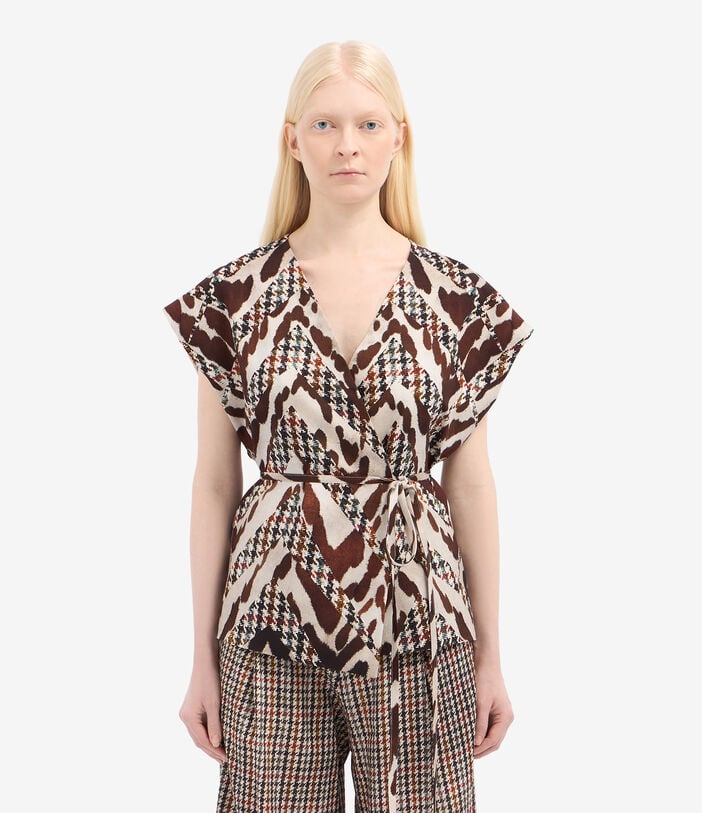 Pierre Louis Mascia BEADOX Gilet Wool Multicolor BEADOXGL12654WO516879101