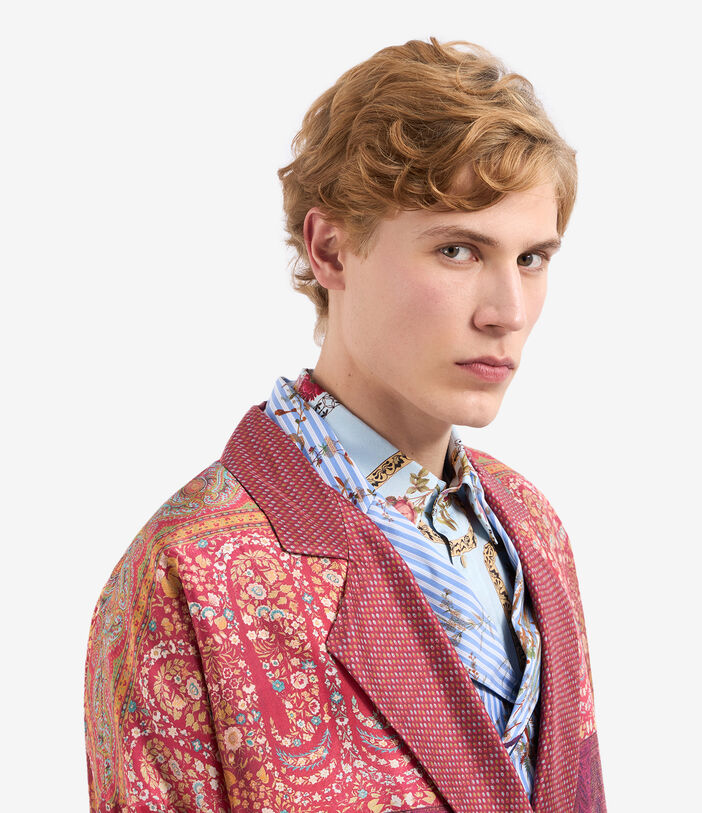 Pierre Louis Mascia ENEKAM Jacket/Raincoat Silk FUCHSIA ENEKAMSPO12438SE514978101