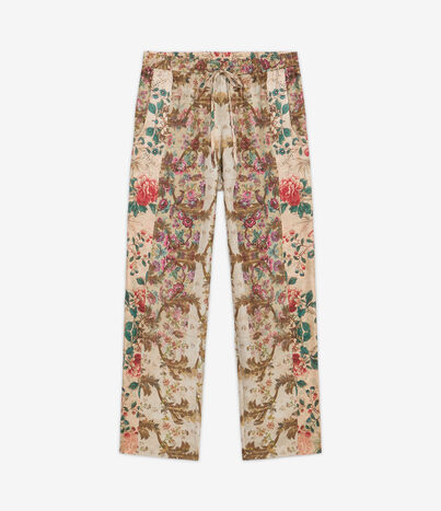 Pierre Louis Mascia ALOE Trousers Silk Multicolor ALOESPT10959SE513269101