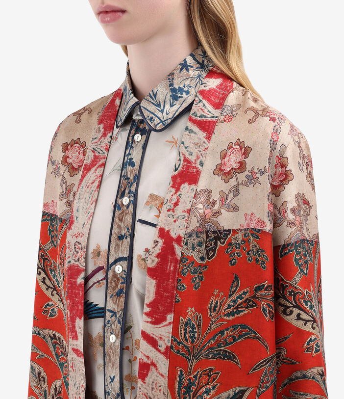 Pierre Louis Mascia ALOE Jacket Silk SPICE RED ALOEGC12045SE514911101