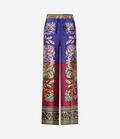 Pierre Louis Mascia ALOE Palazzo Trousers Silk Multicolor ALOESPT12450SE516282101