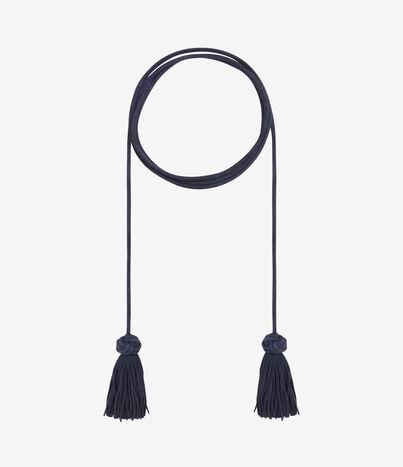 Pierre Louis Mascia PLMBELT Belt Other fibres MARE D'INVERNO PLMBELTCI05AFS0128BLUNOTTE