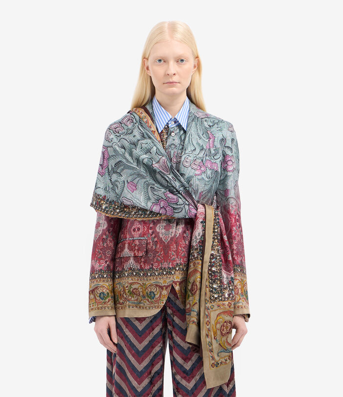 Pierre Louis Mascia ALOEWON Scarf Silk 65x190 Pierre Louis Mascia ALOEWON Scarf Silk 65x190 Multicolor ALOEWON065X190DSE51583210118