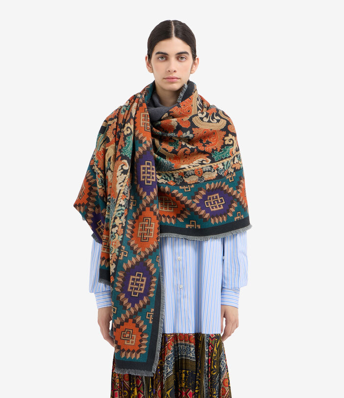 Pierre Louis Mascia PANCAKE Throw Wool 130x190 Multicolor PANCAKESGA130X190SWO516014101600