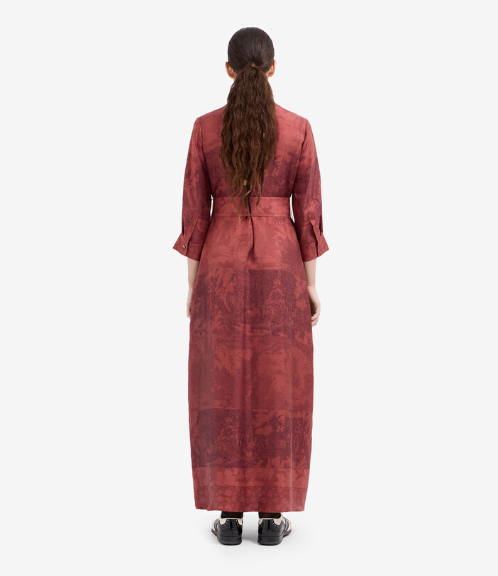 Pierre Louis Mascia ALOEGUM Shirt Dress Silk Pierre Louis Mascia ALOEGUM Shirt Dress Silk TERRACOTTA ALOEGUMSAB11899SE516037106