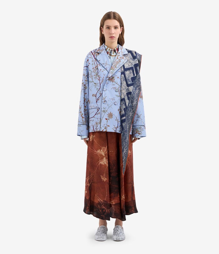 Pierre Louis Mascia ALOE Skirt Silk Pierre Louis Mascia ALOE Skirt Silk TOBACCO ALOESGO12353SE514908101
