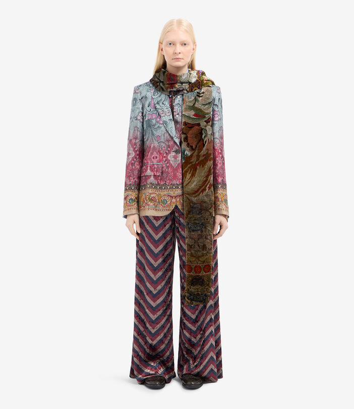 Pierre Louis Mascia KANADAS Shawl Scarf Viscose Silk 65x200 Multicolor KANADAS065X200DVI51582710160