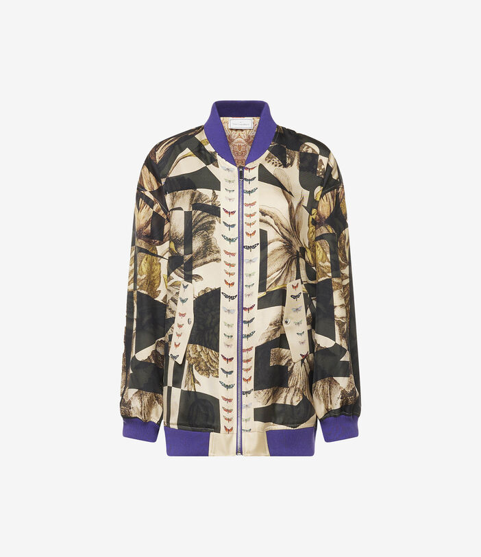 Pierre Louis Mascia FANSOL Bomber Jacket Silk Pierre Louis Mascia FANSOL Bomber Jacket Silk Multicolor FANSOLBM12157SE511875101