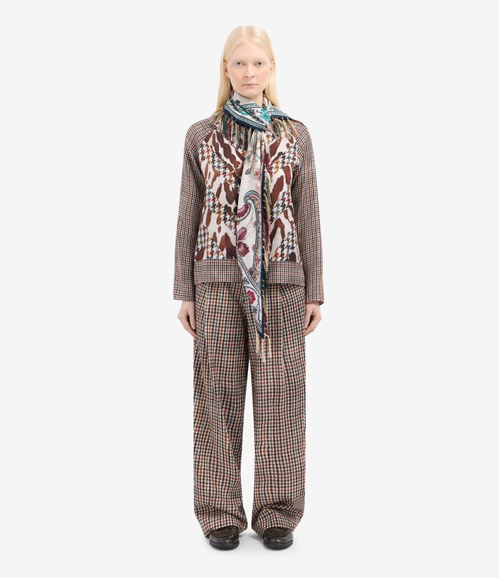 Pierre Louis Mascia BEATEX Trousers Wool Multicolor BEATEXSPT12614WO143918101