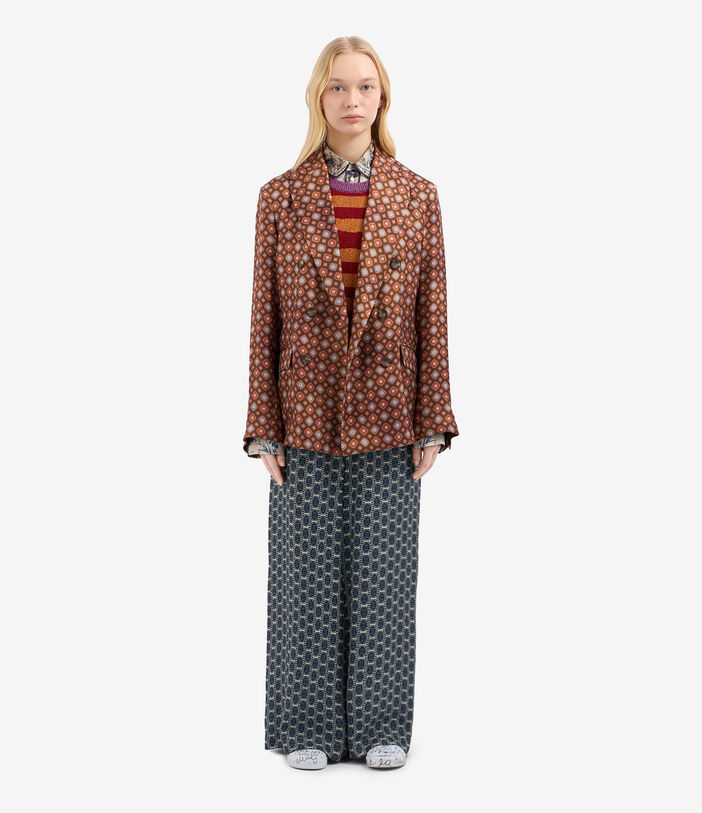 Pierre Louis Mascia FANCY Jacket Silk RUST FANCYGC12167SE514791101