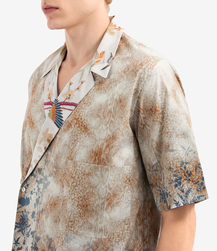 Pierre Louis Mascia DIOMEDE Shortsleeve Shirt Cotton Multicolor DIOMEDESCMC12464CO514905101