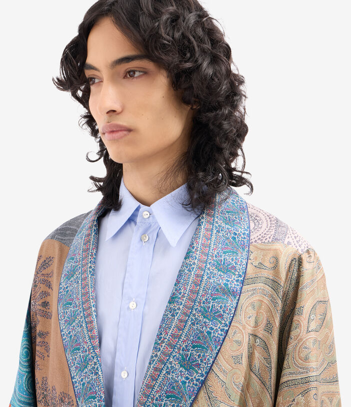 Pierre Louis Mascia ALOE Dressing Gown Silk CORALLO ANTICO ALOESVT10010L92SE518153101