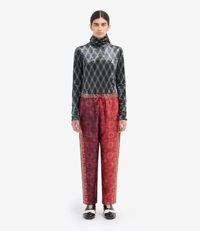 Pierre Louis Mascia ALOE Trousers Silk Pierre Louis Mascia ALOE Trousers Silk Multicolor ALOESPT10959SE516275101