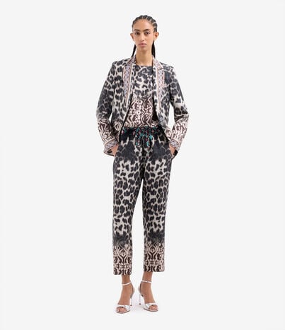 Pierre Louis Mascia ALOE Trousers Silk TRAMA SELVATICA ALOESPT10959SE517906101