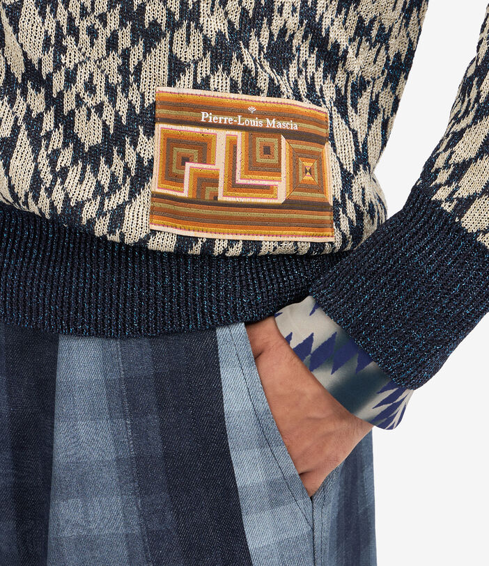 Pierre Louis Mascia TRICOT Cardigan Acetate Multicolor TRICOTCARPNP328ACBLU
