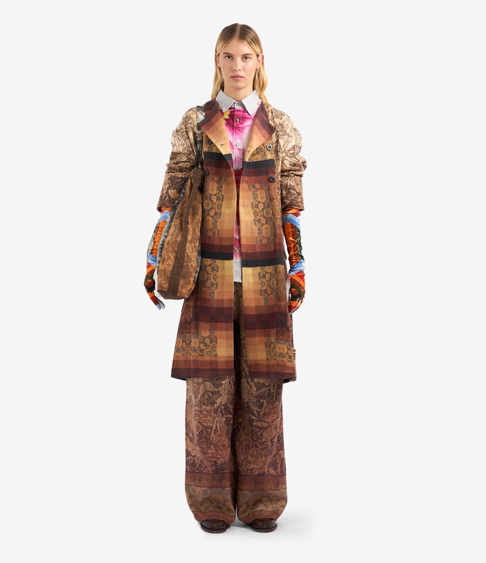 Pierre Louis Mascia PANCAKE Coat Wool Multicolor PANCAKESCPT11191WO513370101
