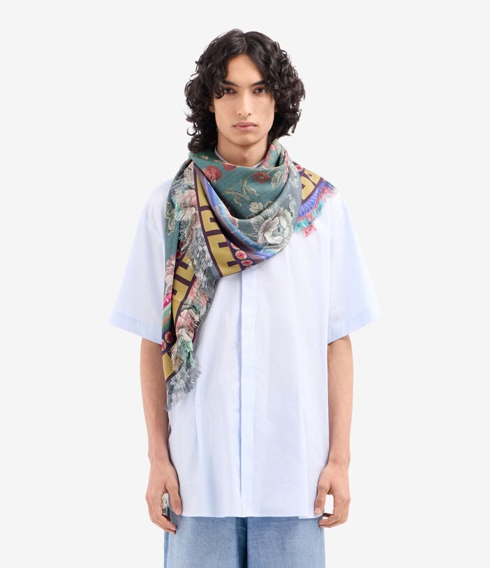 Pierre Louis Mascia ALOEUW Shawl Scarf Silk 135x195 PEONIA ALOEUWSW135X195S4SE517292101