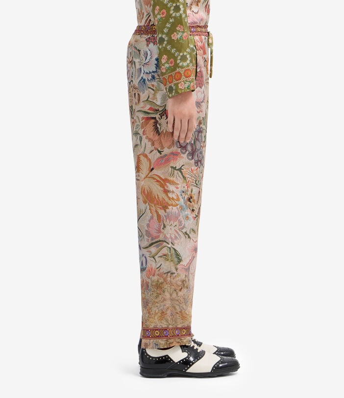 Pierre Louis Mascia ALOE Trousers Silk Pierre Louis Mascia ALOE Trousers Silk Multicolor ALOESPT10959SE516269101