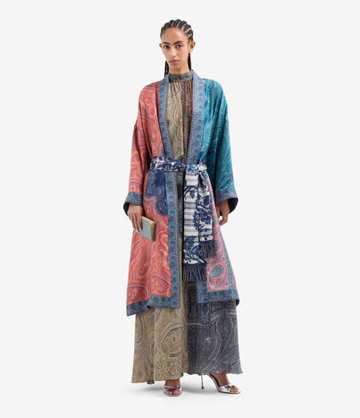 Pierre Louis Mascia ALOE Kimono Silk CORALLO ALOEKM12528SE518051101