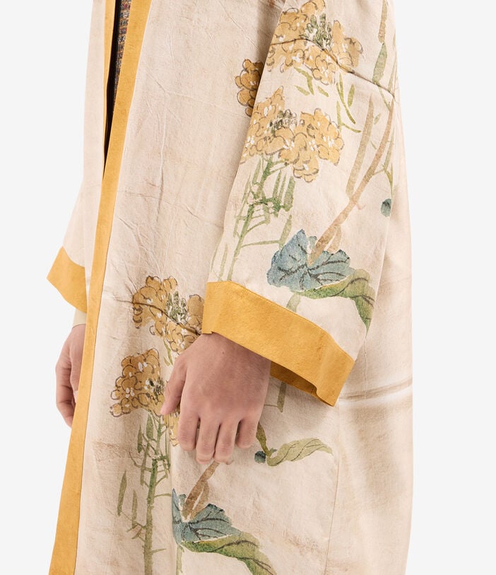 Pierre Louis Mascia ALOE Kimono Silk LINO DORATO ALOEKM12528SE518049101