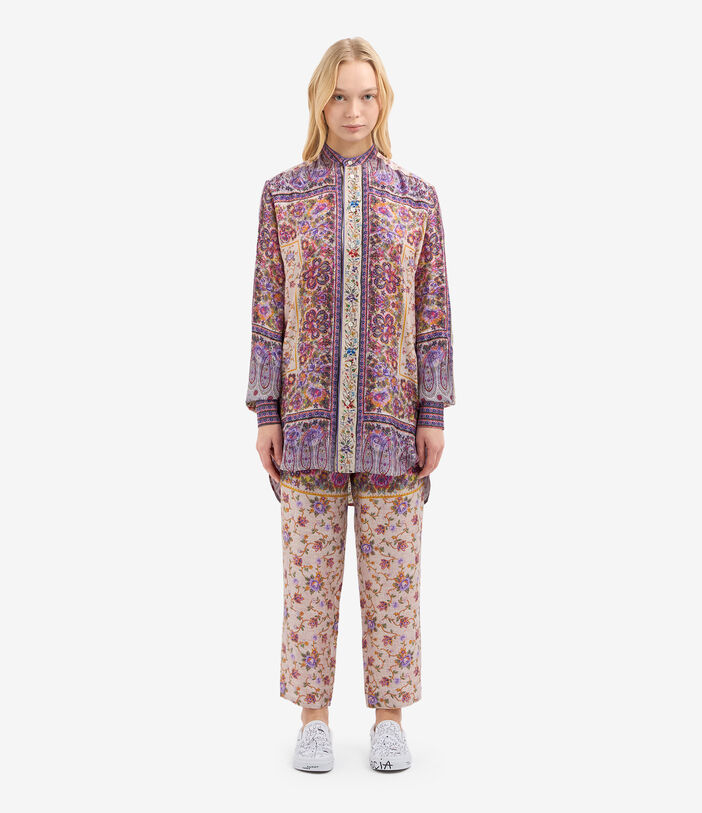 Pierre Louis Mascia ALOE Longsleeve Shirt Silk MULTICOLOR ALOESCML11185SE514738101