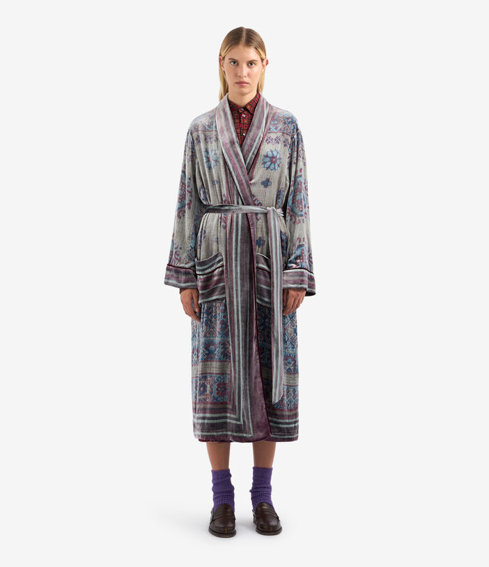 Pierre Louis Mascia KANPUR Dressing Gown Viscose Silk Multicolor KANPURSVVT11668L124VI513577101