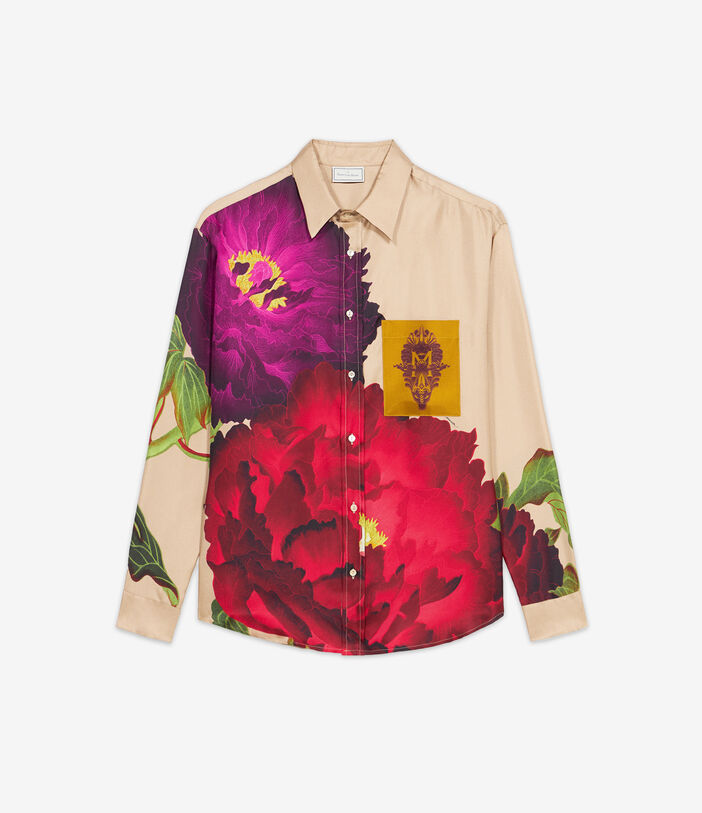 Pierre Louis Mascia ALOEGOTS Longsleeve Shirt Silk Multicolor ALOEGOTSSCML10643SE512522101