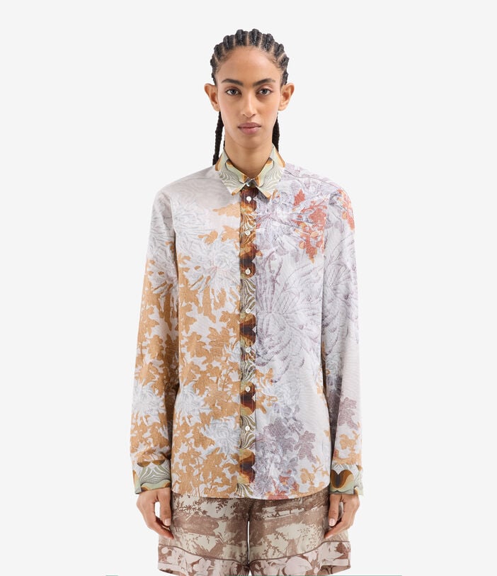 Pierre Louis Mascia DIOMEDE Longsleeve Shirt Cotton LOTO BIANCO DIOMEDESCML12451CO517879101