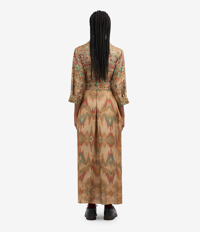 Pierre Louis Mascia ALOE Shirt Dress Silk Multicolor ALOESAB11899SE513341101