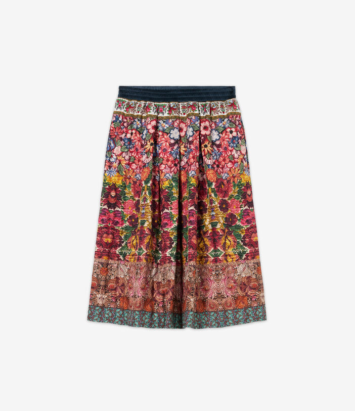 Pierre Louis Mascia ALOSOL Skirt Polyester Silk Multicolor ALOSOLGO11912PL513301101