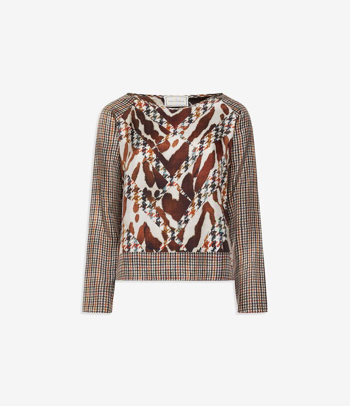 Pierre Louis Mascia ALOE Longsleeve Shirt Silk Multicolor ALOESCML10061SE516215101