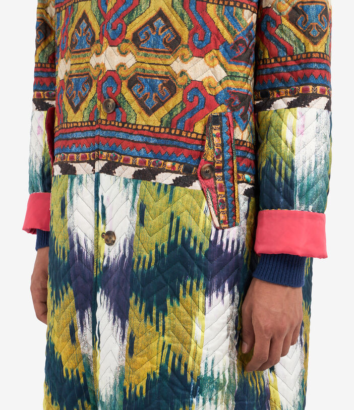 Pierre Louis Mascia ALOINT Raincoat Polyester Silk Multicolor ALOINTIMP12324PL513550101