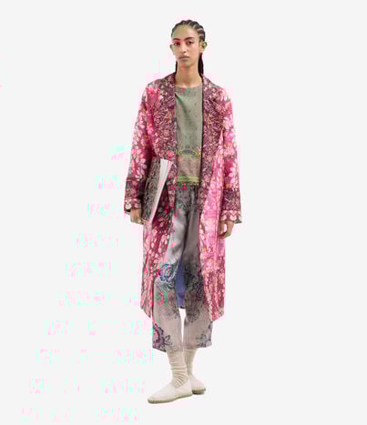 Pierre Louis Mascia ALOE Trousers Silk CENERE ROSATA ALOESPT10959SE517913101