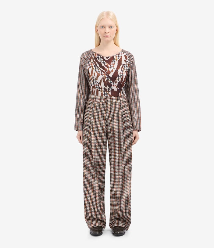 Pierre Louis Mascia BEATEX Trousers Wool Multicolor BEATEXSPT12614WO143918101