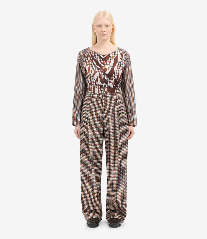 Pierre Louis Mascia BEATEX Trousers Wool Pierre Louis Mascia BEATEX Trousers Wool Multicolor BEATEXSPT12614WO143918101