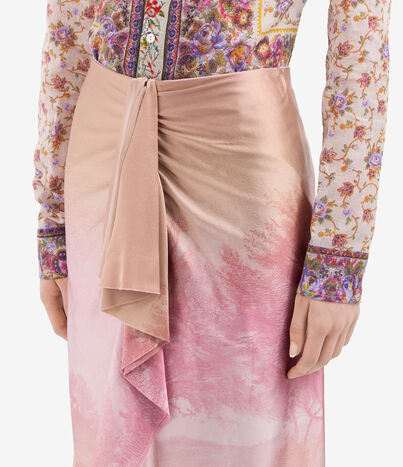 Pierre Louis Mascia ADASTRGUM Skirt Silk Multicolor ADASTRGUMSGO11827SE514980101