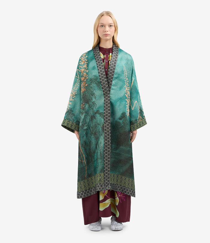 Pierre Louis Mascia PAX Kimono Wool AQUAMARINE PAXSWKM12187WO515048101