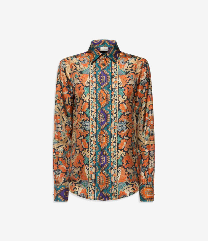 Pierre Louis Mascia ALOE Longsleeve Shirt Silk KILIM ALOESCML11190SE516265101