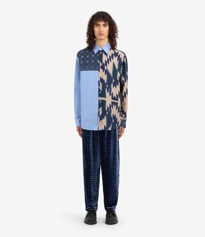 Pierre Louis Mascia ALOTHO Longsleeve Shirt Cotton Silk Multicolor ALOTHOCML11873CO513570101