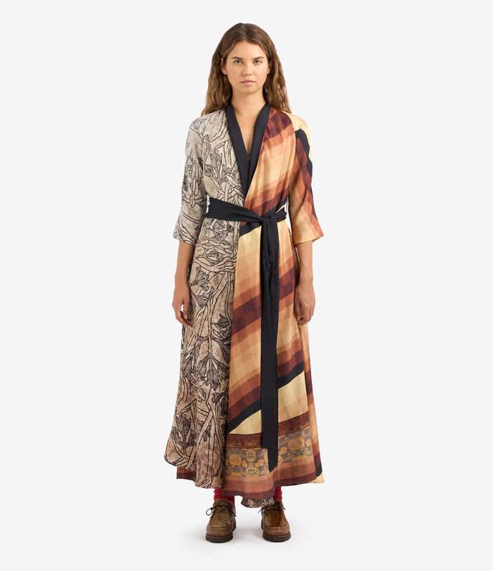 Pierre Louis Mascia CIALDA Wrap Dress Silk Multicolor CIALDASAB11914SE513359101