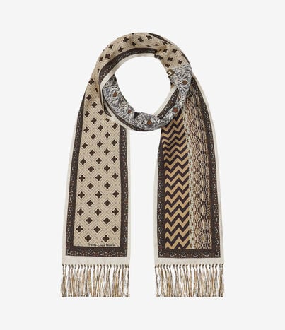 Pierre Louis Mascia ALOEUW Scarf Silk 15x180 SABBIA ALOEUWSW015X180TFASE517565101